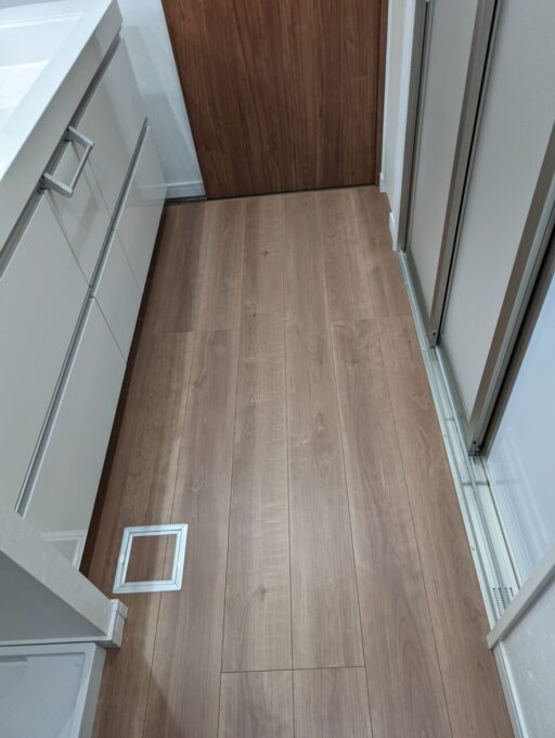 画像：K様邸　洗面脱衣室　施工後の写真