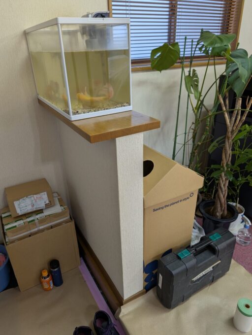 画像：A様事務所入口ｶｳﾝﾀｰ　工事前の写真