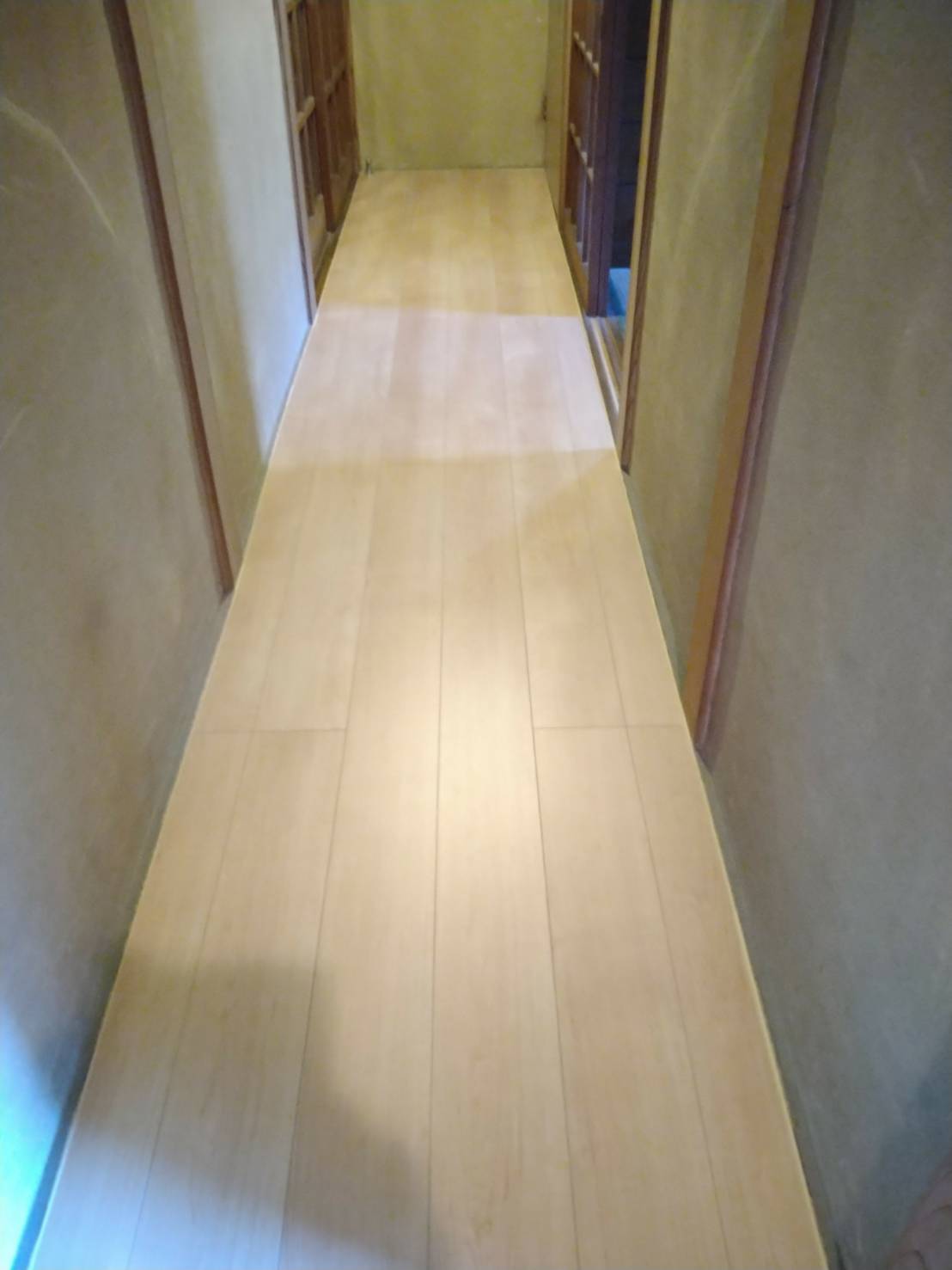 画像：U様邸　廊下施工後の写真