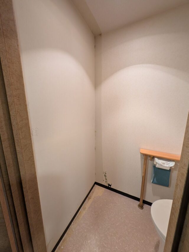 画像：Ｏ様邸　トイレ壁施工前の写真