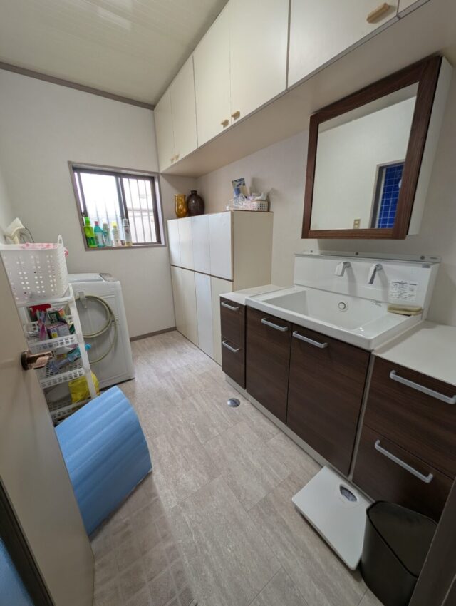 画像：M様邸　洗面脱衣室　工事後の写真